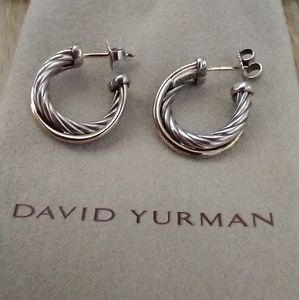 NEW David Yurman Small Crossover Earrings